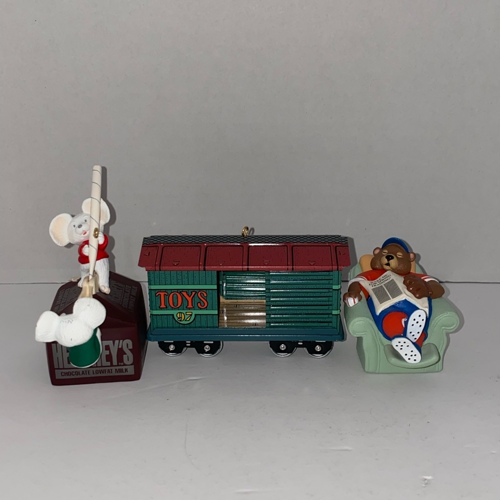 3 Hallmark Ornaments BUNDLE No Box